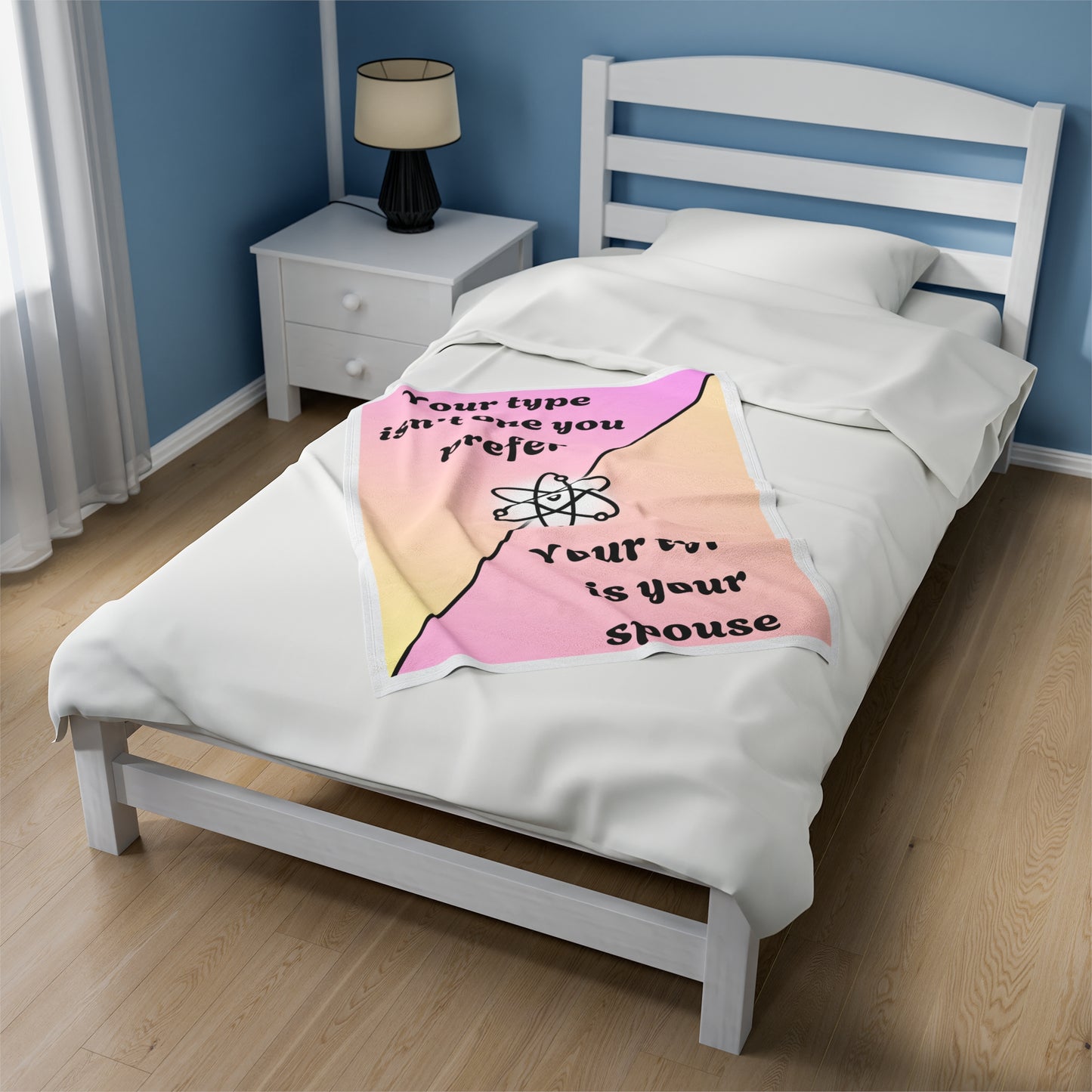 Custom Designed Velveteen Plush Blanket